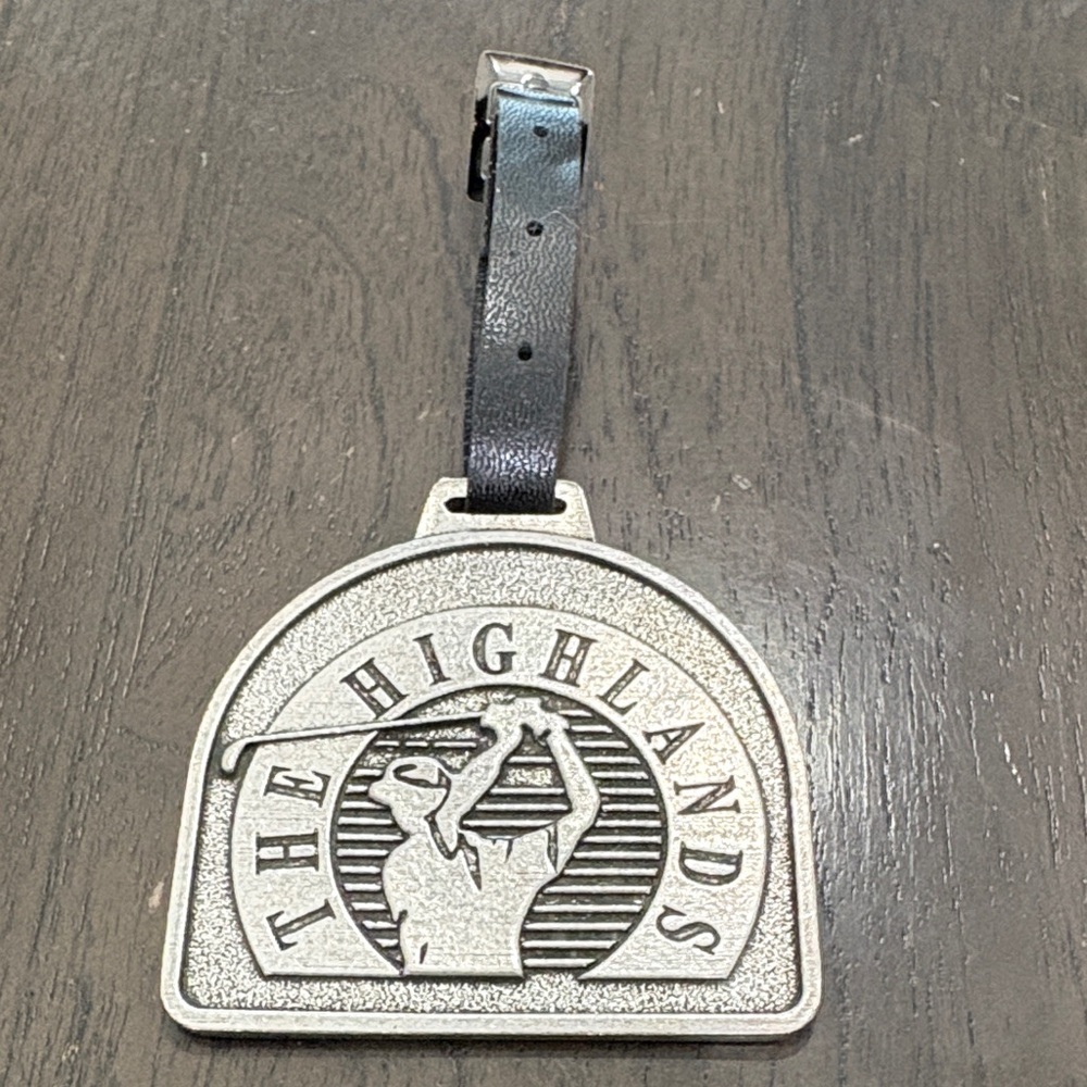 The Highlands Silver Bag Tag